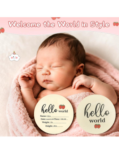 Juego de Discos de Hitos Mensuales EccoDen - 12 Tarjetas y Cartel