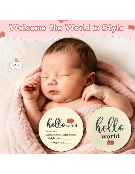 Juego de Discos de Hitos Mensuales EccoDen - 12 Tarjetas y Cartel