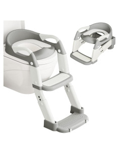 Asiento de Entrenamiento para Baño 3 en 1 Kimitimi Gris