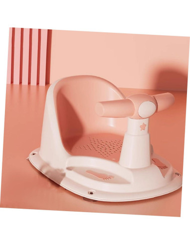 Asiento de Baño Antideslizante PartyKindom Rosa 37.5x29.5cm