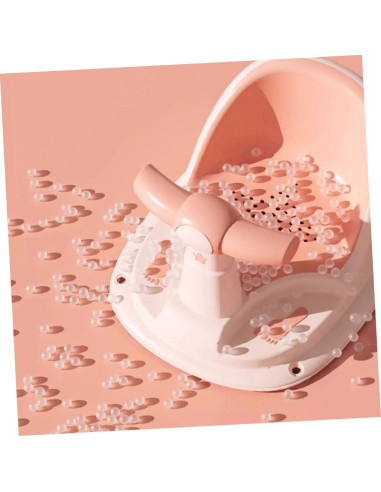 Asiento de Baño Antideslizante PartyKindom Rosa 37.5x29.5cm