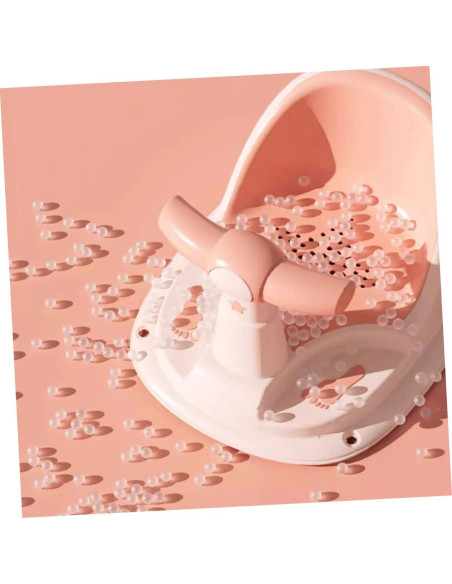 Asiento de Baño Antideslizante PartyKindom Rosa 37.5x29.5cm