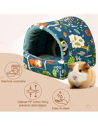 Cama para Cobayas SUPERPAWS - 2 Paquetes, Lavable, 26x26cm