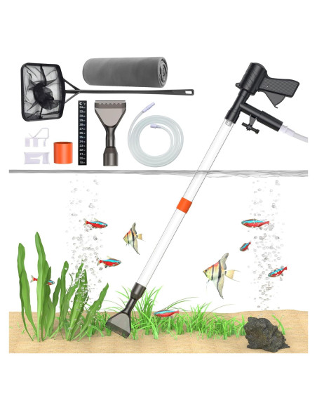 Kit de limpieza de acuarios SYSENCIAGA con herramientas y accesorios