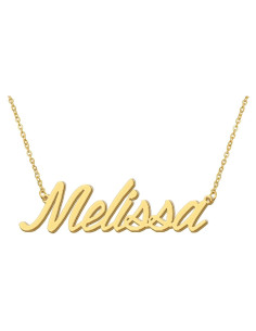 Collar Personalizado Oro 18k Aoloshow con Nombre para Mujeres