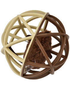 Juguete Interactivo para Gatos EVTSCAN Bola de Sisal 11cm 2