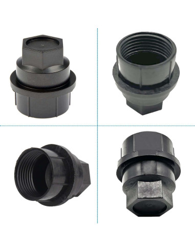 32 Cubiertas de Tuercas de Rueda OSCTAUS 22mm Hexagonal
