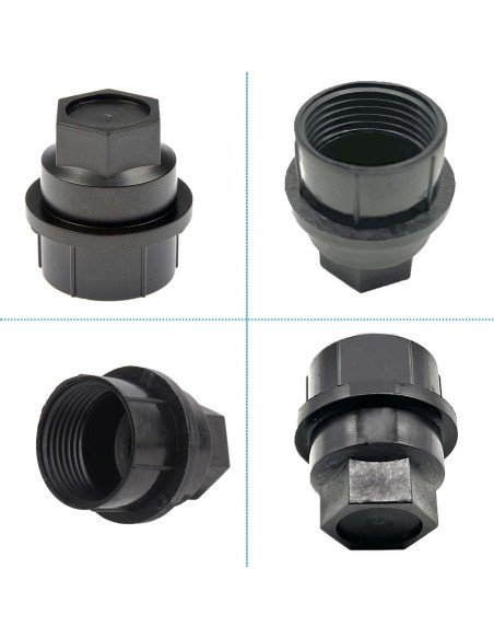 32 Cubiertas de Tuercas de Rueda OSCTAUS 22mm Hexagonal