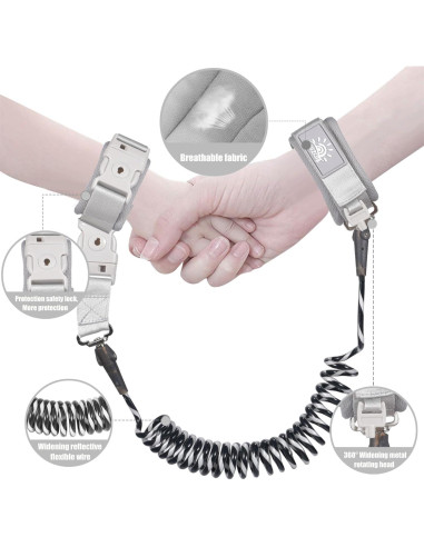 Arnés de Seguridad para Niños Dream Lin 2m Correa Negra