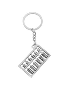 Llave de Ábaco Miniatura Elechobby Plateado Feng Shui