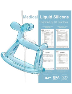 Chupete de Silicona Alimentaria Miraloop con Clip y Caja Amatista 2