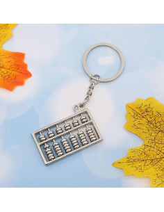Llave de Ábaco Miniatura Elechobby Plateado Feng Shui 2