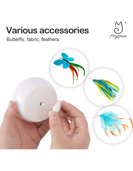 Juguete Interactivo para Gatos Migipaws Mariposa 9x17.5cm Juguete Interactivo para Gatos Migipaws Mariposa 9x17.5cm