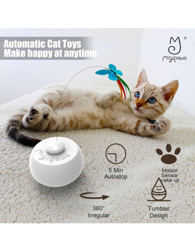 Juguete Interactivo para Gatos Migipaws Mariposa 9x17.5cm