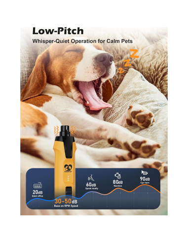 Molinillo de Uñas Eléctrico Casfuy N70 - 6 Velocidades, 2000mAh