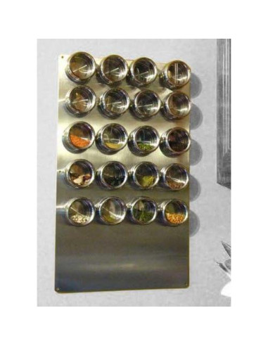 Base de Lata de Especias Magnética RiversEdge 33x56 cm Acero Inoxidable