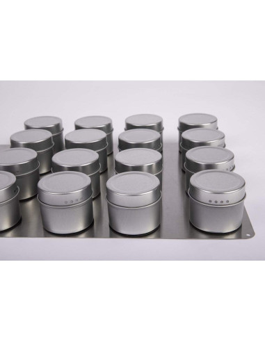 Base de Lata de Especias Magnética RiversEdge 33x56 cm Acero Inoxidable