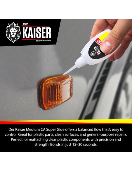 Pegamento Super Glue Der Kaiser 56.7 g - Secado Rápido para Madera y Plástico
