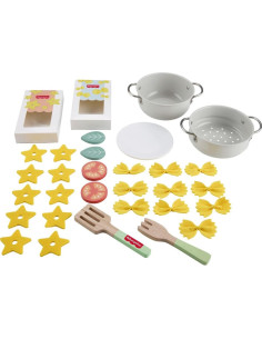 Juego de Cocina de Madera Fisher-Price Chef de Pasta 31 Piezas 2