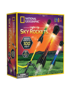 Cohete de Aire Iluminado National Geographic - Lanzador LED 30.48m