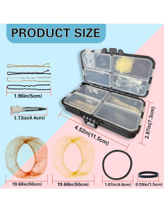 Kit de Horquillas para el Cabello B1jounie 126 Piezas con Caja 2