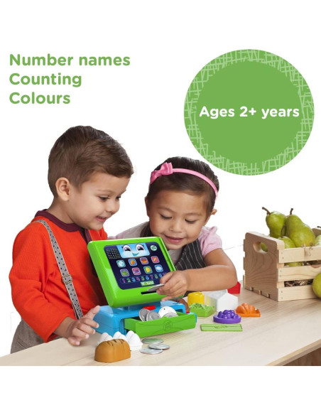 LeapFrog Caja Registradora Interactiva Verde 20 Piezas