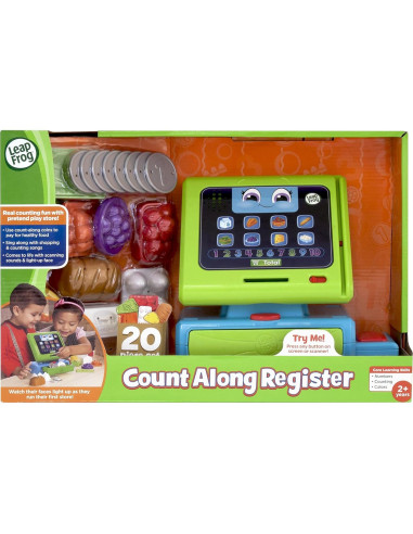 LeapFrog Caja Registradora Interactiva Verde 20 Piezas