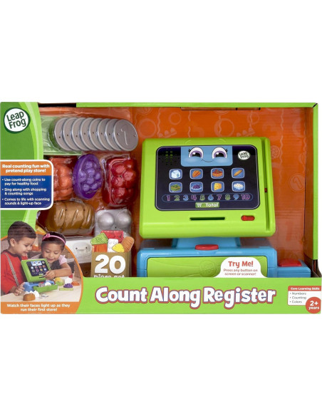LeapFrog Caja Registradora Interactiva Verde 20 Piezas