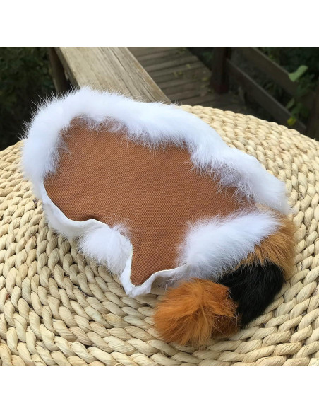 Figurita de Gato Calico de Peluche Realista 17.95cm - Basuo-9Q