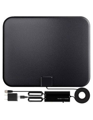 Antena de TV Digital HD Amplificada PORTIX 2026 1046 km 4K 8K