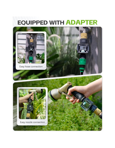 Medidor de Flujo de Agua RAINPOINT Bronce 5% Precisión 9999.9L