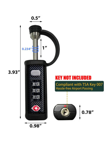 Cerraduras TSA para Fundas de Arma LAFENLIN - 2 Paquete