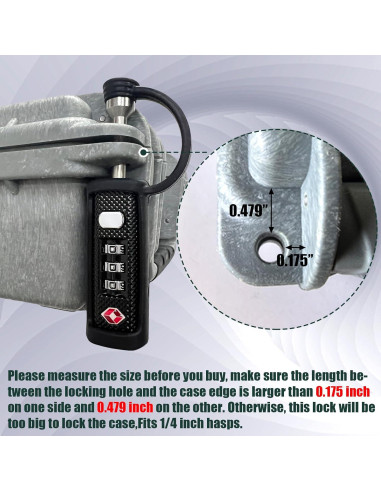 Cerraduras TSA para Fundas de Arma LAFENLIN - 2 Paquete