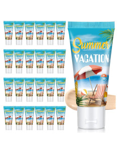 24 Mini Protectores Solares SPF 30 Dansib 30ml para Fiesta