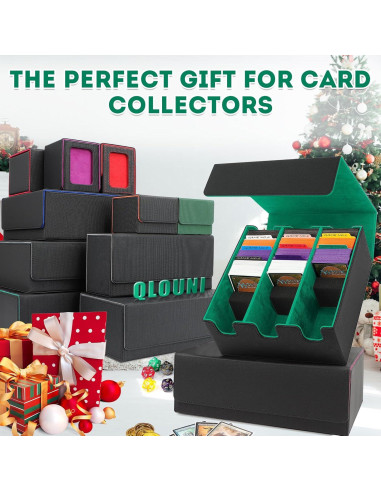 Caja de Almacenamiento de Cartas QLOUNI 2100+ Verde Impermeable