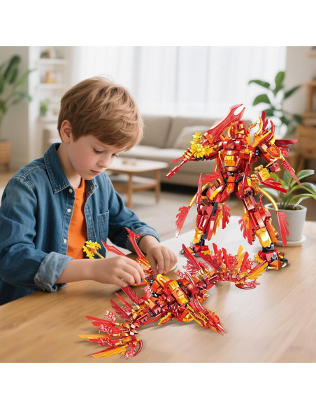 Juego de Construcción Robot Mecha Fénix 599 Piezas HSANHE