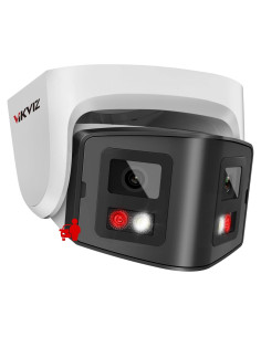 Cámara de Seguridad PoE 4MP VikViz Doble Lente 180