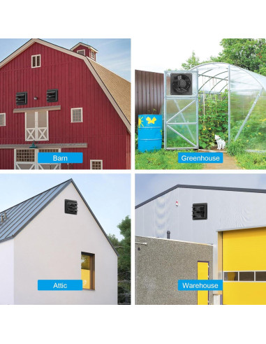 Ventilador de Escape AITECAC Airbird S10 10" 1600 RPM 5 Velocidades