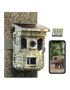 Cámara de Trail Solar Guune 32MP 2.7K WiFi IP66