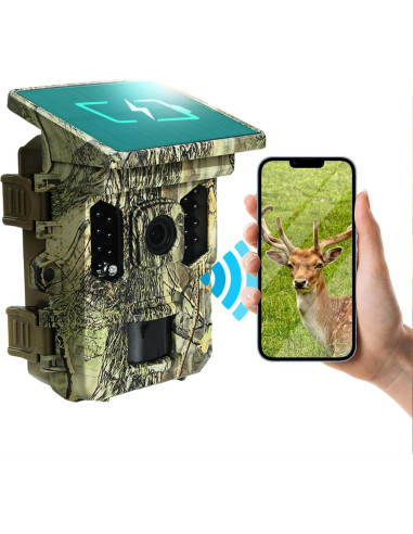 Cámara de Trail Solar Guune 32MP 2.7K WiFi IP66