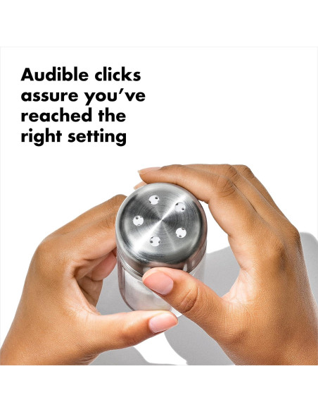 Conjunto de Molinillos de Sal y Pimienta OXO 100g Ajustables