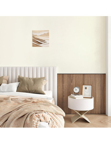 Papel Tapiz Autoadhesivo Beige Wallderful 40x200 cm Mate