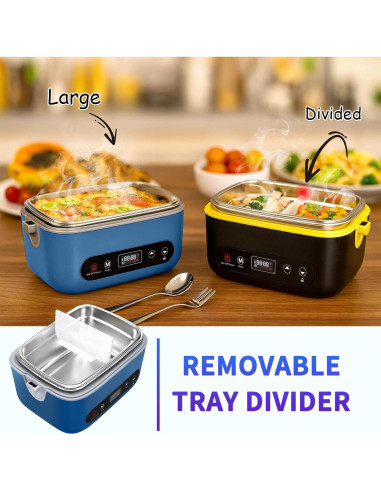 Caja de Almuerzo Eléctrica VYRALOFT 1.2L Inalámbrica 100W