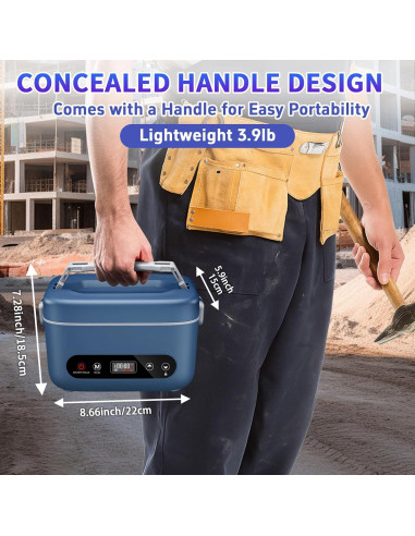 Caja de Almuerzo Eléctrica VYRALOFT 1.2L Inalámbrica 100W