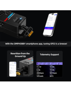Helicóptero RC OMPHOBBY M2 EVO MK2 RTF 1.55 kg Rojo 2