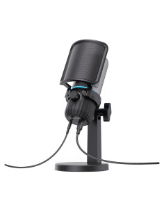 Micrófono Gaming USB CMOCIIY JV908 para PC con Control de Volumen