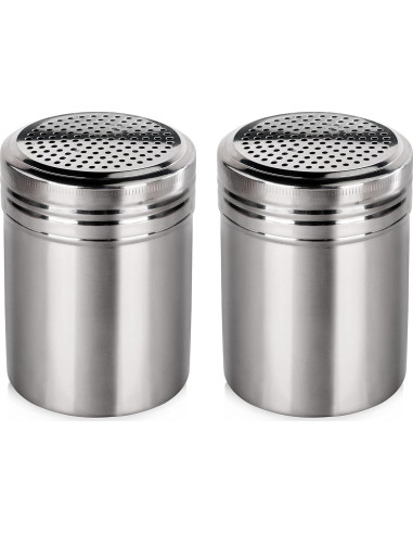 Tamiz de Acero Inoxidable Nuevo Star Foodservice 0.28L Juego de 2