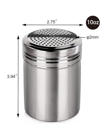 Tamiz de Acero Inoxidable Nuevo Star Foodservice 0.28L Juego de 2