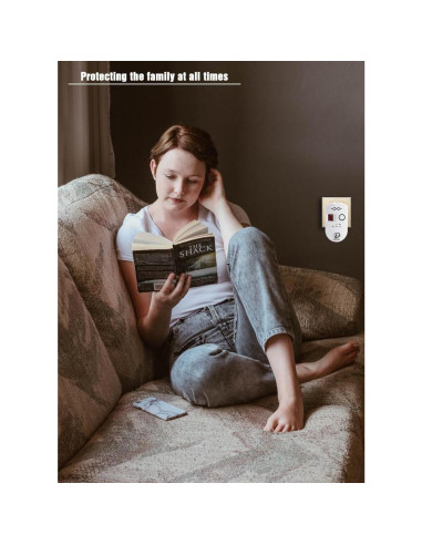 Detector de Gas Natural y GLP D MODUN BRJ-502 con Alarma LED