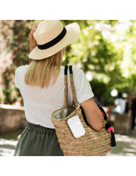 Funda de Silicona Touchland con Llavero - Color Blanco